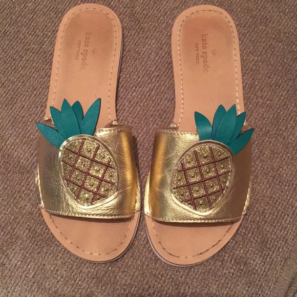 kate spade pineapple sandals